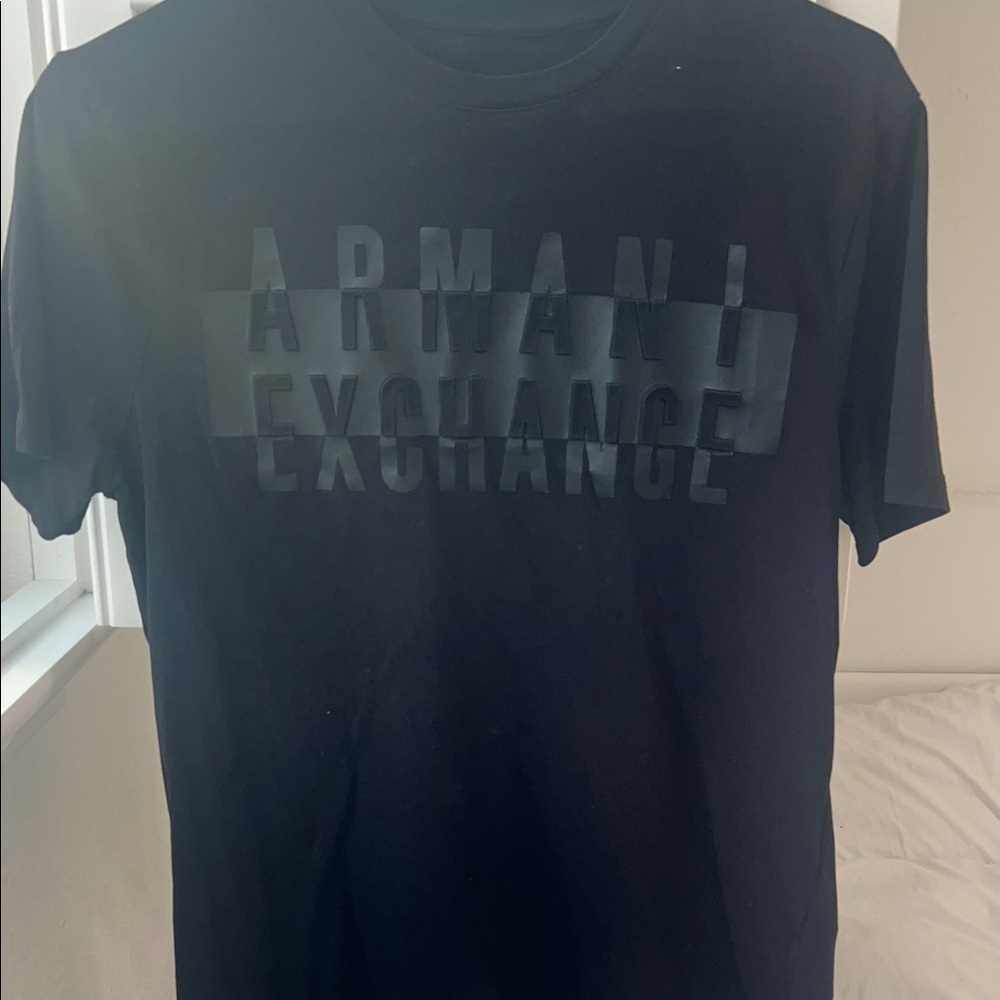 Armani Exchange Dark Tee with Logo